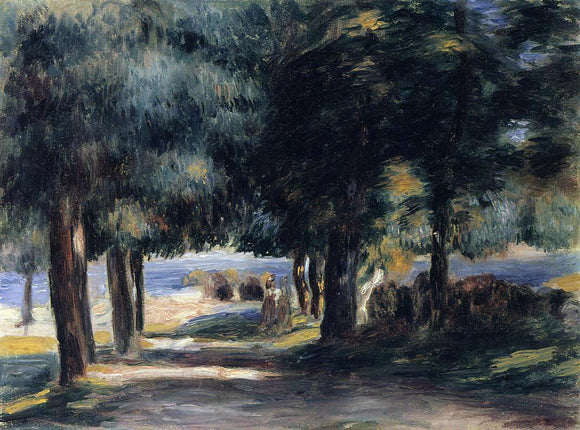  Pierre Auguste Renoir Pine Wood on the Cote d'Azur - Canvas Art Print