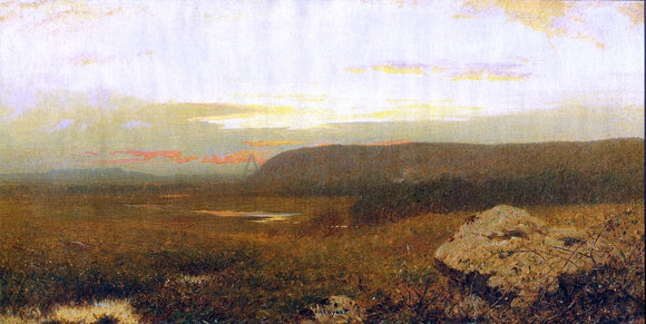  Alexander Helwig Wyant Pink Sunset - Canvas Art Print