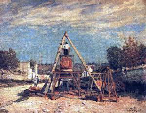  Alfred Sisley Pit Sawyers (also known as Wood Sawyers) - Canvas Art Print