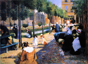  Federico Zandomeneghi Place d'Anvers, Paris - Canvas Art Print