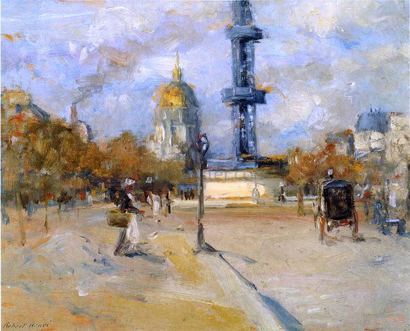  Robert Henri Place in Paris - Canvas Art Print