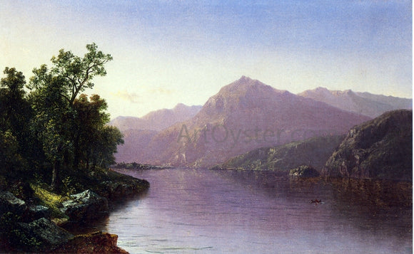  David Johnson Placid Lake, Adirondacks - Canvas Art Print