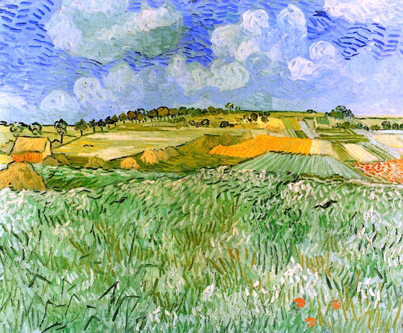  Vincent Van Gogh Plain near Auvers - Canvas Art Print