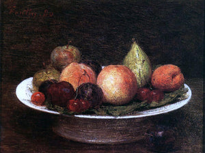  Henri Fantin-Latour Plate of Fruit - Canvas Art Print