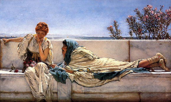  Sir Lawrence Alma-Tadema A Pleading - Canvas Art Print