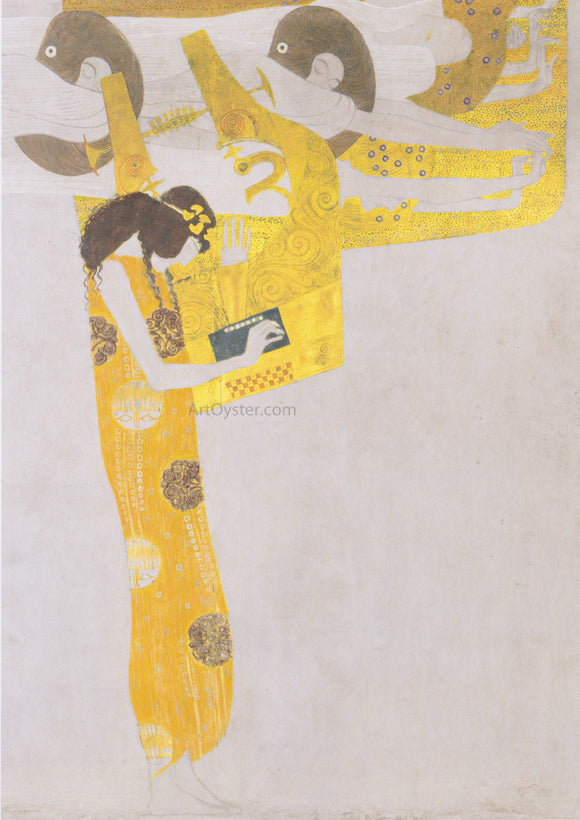  Gustav Klimt Poesie - Canvas Art Print