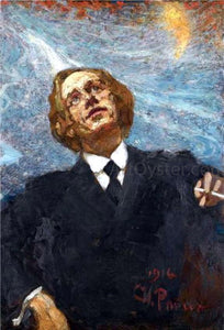  Ilia Efimovich Repin Poet-futurist (portrait of Vladimir Vladimirovich Mayakovsky) - Canvas Art Print