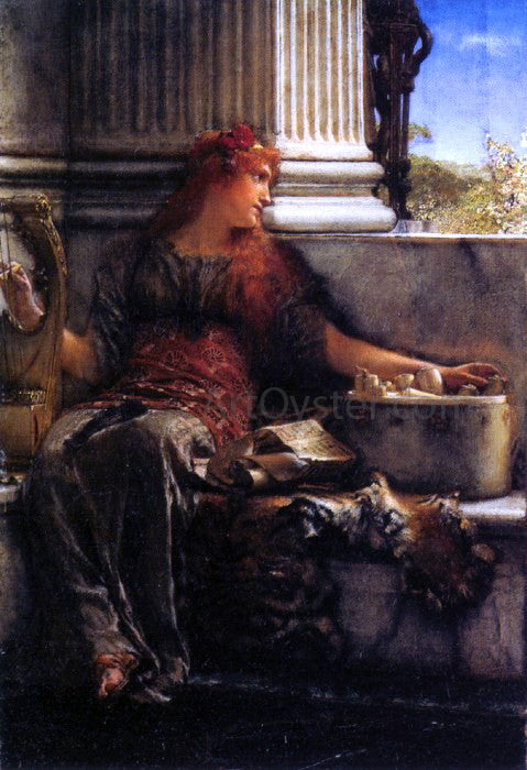  Sir Lawrence Alma-Tadema Poetry - Canvas Art Print