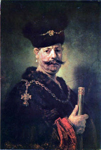  Rembrandt Van Rijn Polish Nobleman - Canvas Art Print