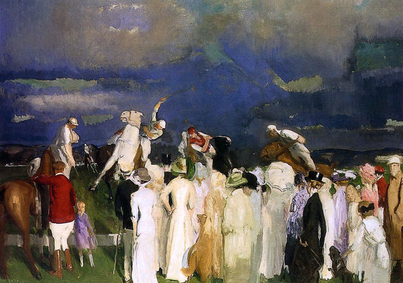  George Wesley Bellows Polo Crowd - Canvas Art Print