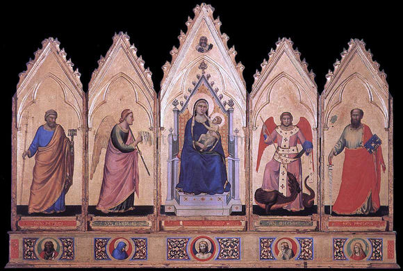  Giotto Di Bondone Polyptych - Canvas Art Print