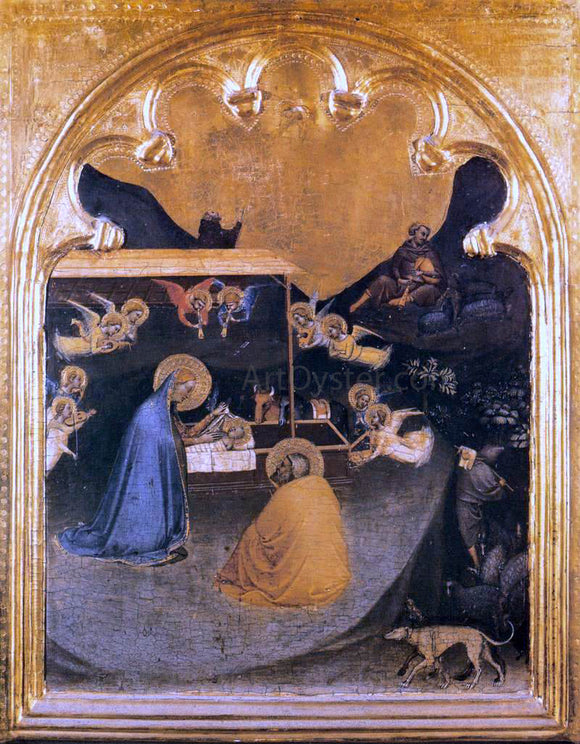  Bernardo Daddi Polyptych of San Pancrazio: Predella panel - Canvas Art Print