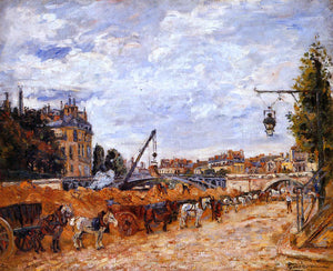  Armand Guillaumin Pont Marie, Quai Sully - Canvas Art Print