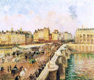  Camille Pissarro Pont Neuf, Afternoon, Sunshine - Canvas Art Print