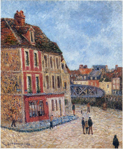  Gustave Loiseau Pont Tourant at Dieppe - Canvas Art Print