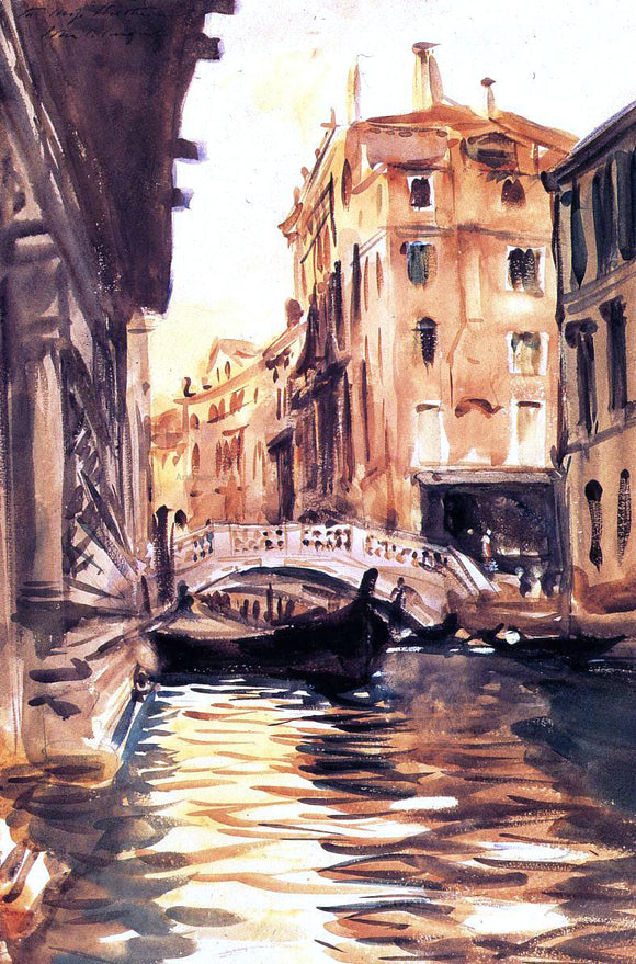  John Singer Sargent Ponte della Canonica - Canvas Art Print