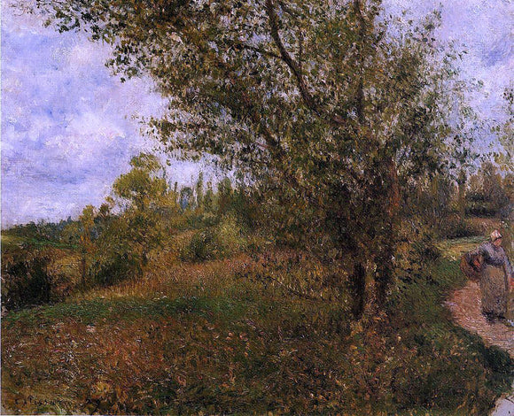  Camille Pissarro Pontoise Landscape, Through the Fields - Canvas Art Print