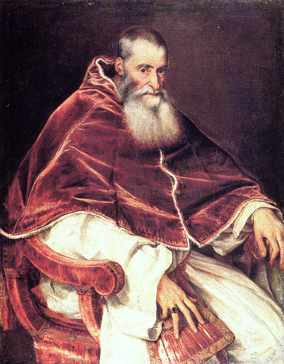  Titian Pope Paul - Canvas Art Print