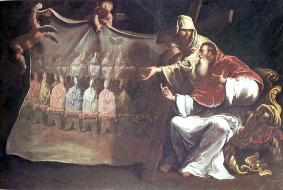  Sebastiano Ricci Pope Paul III Proclaims - Canvas Art Print
