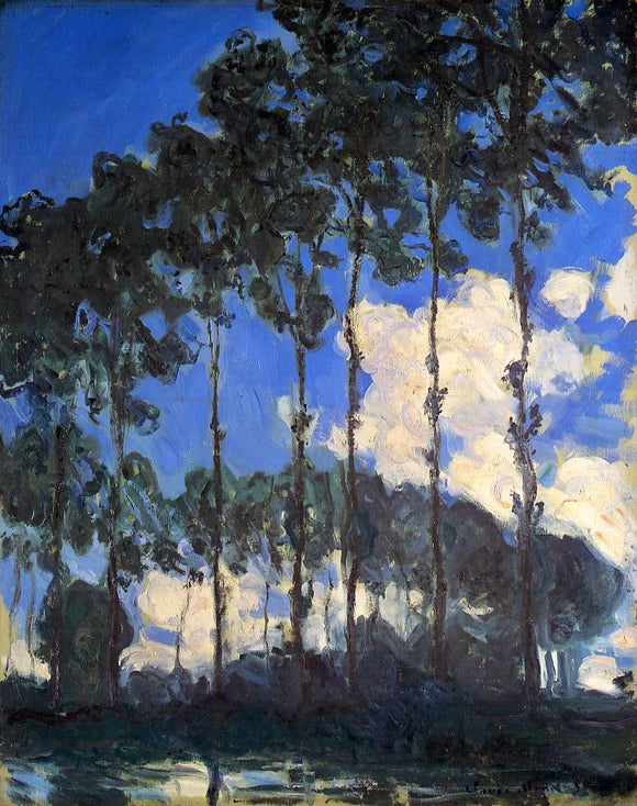  Claude Oscar Monet Poplars on the Banks of the Epte - Canvas Art Print