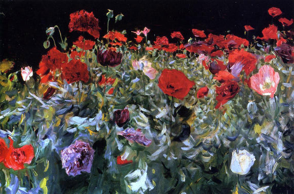  John Singer Sargent Poppies - Canvas Art Print