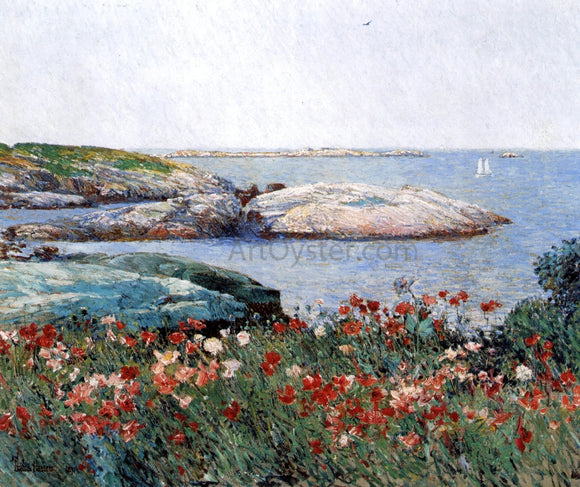  Frederick Childe Hassam Poppies, Isles of Shoals - Canvas Art Print