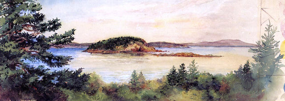  John La Farge Porcupine Island, Bar Harbor, Maine - Canvas Art Print