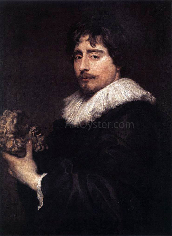  Sir Antony Van Dyck Portrait of the Sculptor Duquesnoy - Canvas Art Print
