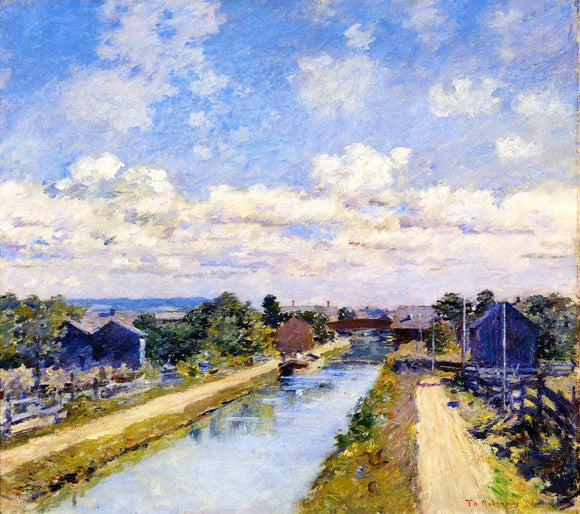  Theodore Robinson Port Ben, Delaware and Hudson Canal - Canvas Art Print