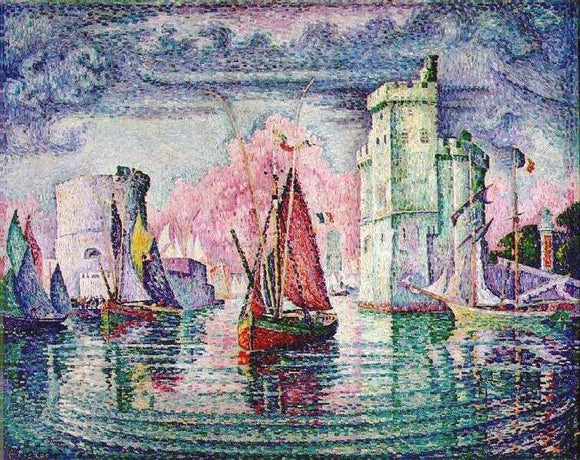  Paul Signac Port of La Rochelle - Canvas Art Print