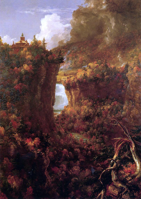  Thomas Cole Portage Falls on the Genesee - Canvas Art Print