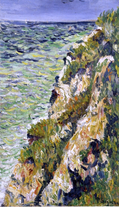  Paul Signac Port-en-Bessin, a Cliff - Canvas Art Print