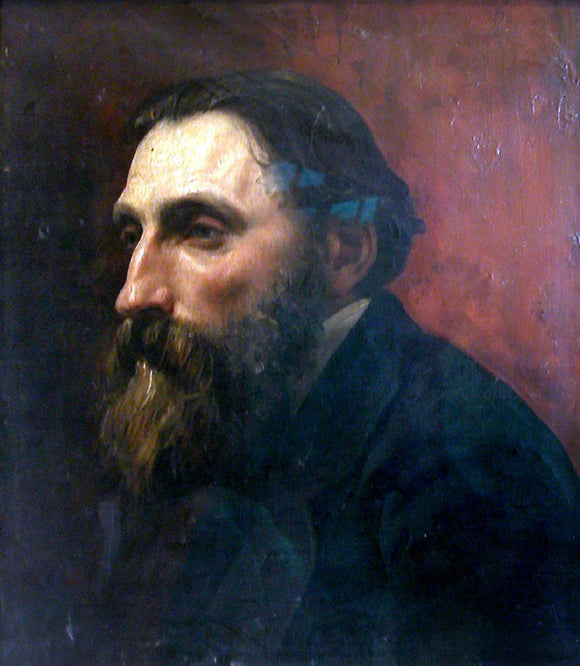  Jean-Paul Laurens Portrait de Rodin - Canvas Art Print