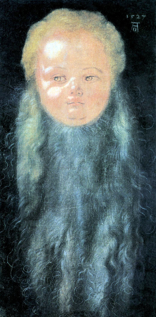  Albrecht Durer Portrait of a Boy with a Long Beard - Canvas Art Print