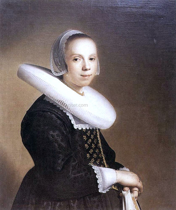  Johannes Cornelisz Verspronck Portrait of a Bride - Canvas Art Print