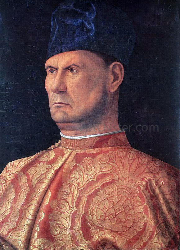  Giovanni Bellini Portrait of a Condottiere (Giovanni Emo) - Canvas Art Print