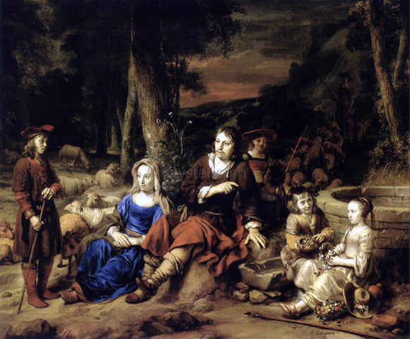  Gerbrand Van den Eeckhout Portrait of a Family - Canvas Art Print