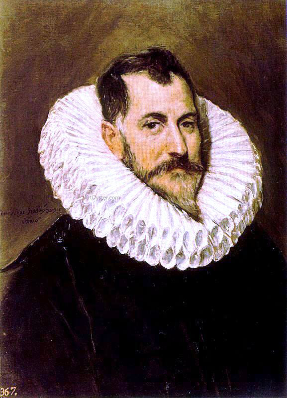  El Greco Portrait of a Gentleman - Canvas Art Print