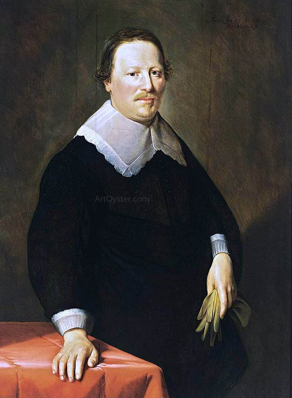  Hendrick Bloemaert Portrait of a Gentleman - Canvas Art Print