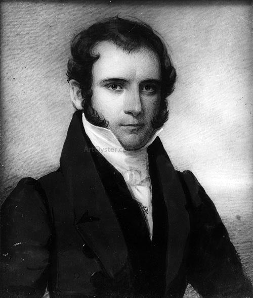  Daniel Dickinson Portrait of a Gentleman - Canvas Art Print