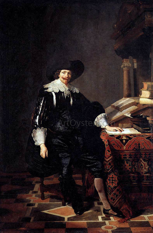  Thomas De Keyser Portrait of a Gentleman - Canvas Art Print