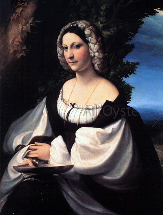  Correggio Portrait of a Gentlewoman - Canvas Art Print