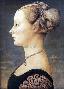  Piero Del Pollaiuolo Portrait of a Girl - Canvas Art Print