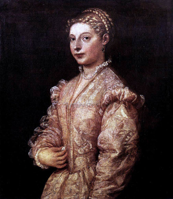  Titian Portrait of a Girl - Canvas Art Print