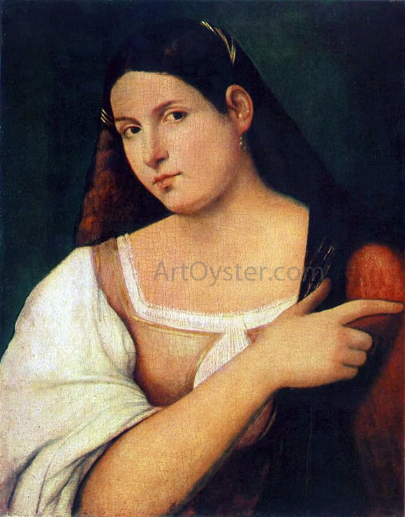  Sebastiano Del Piombo Portrait of a Girl - Canvas Art Print