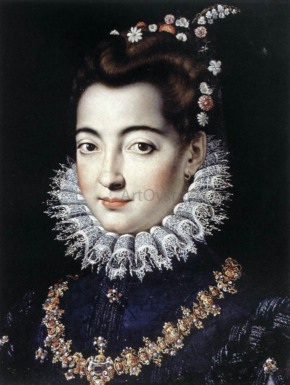  Jacopo Zucchi Portrait of a Lady - Canvas Art Print