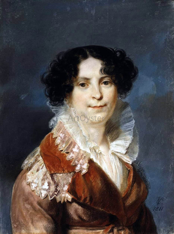  Carl Christian Vogel Von Vogelstein Portrait of a Lady - Canvas Art Print