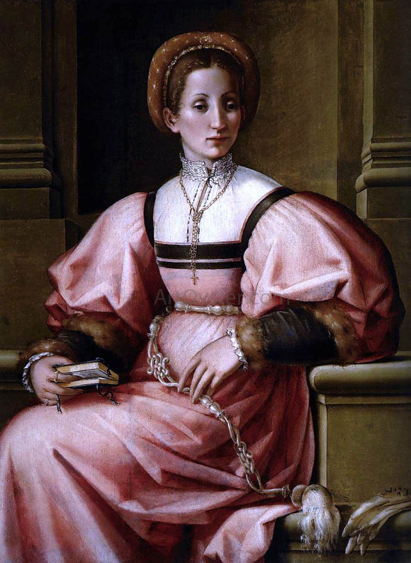  Pier Francesco Di Jacopo Foschi Portrait of a Lady - Canvas Art Print