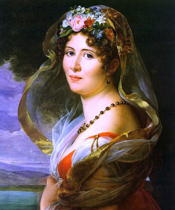  Francois Gerard Portrait of a Lady - Canvas Art Print