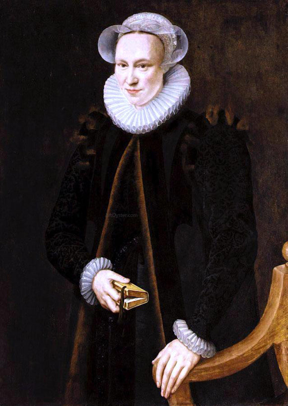  Adriaen Thomasz Key Portrait of a Lady - Canvas Art Print